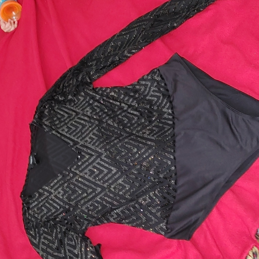 Black Sparkly Body Suit